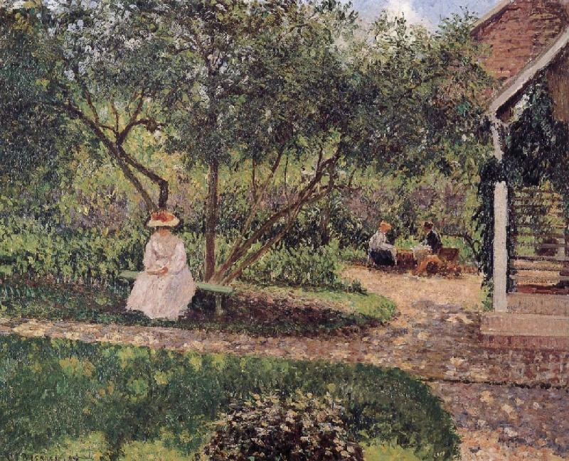 Camille Pissarro corner of the garden France oil painting art